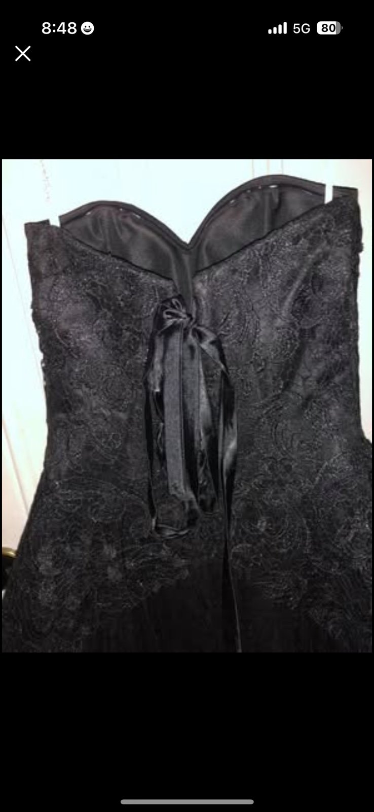 Black homecoming dress