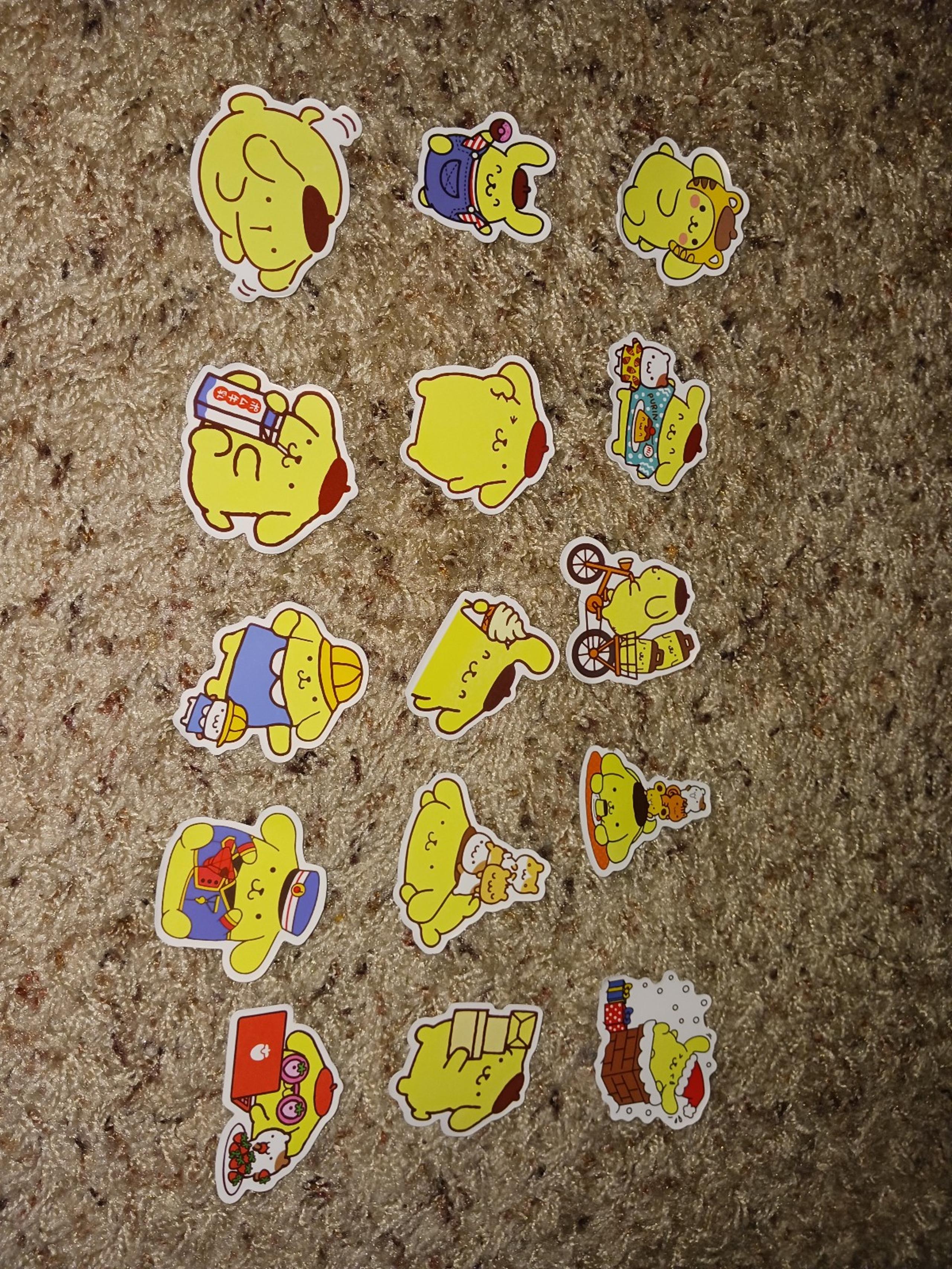 Pom pom Purin sticker bundle