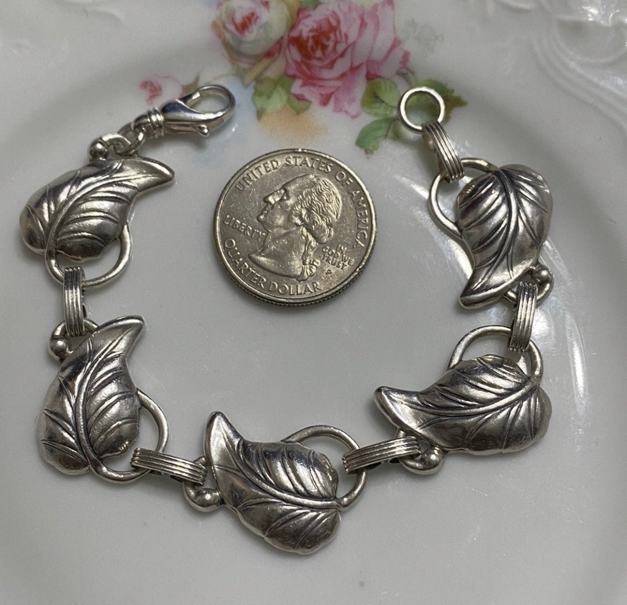 VTG Danecraft Sterling Leaf Bracelet (Final Price)