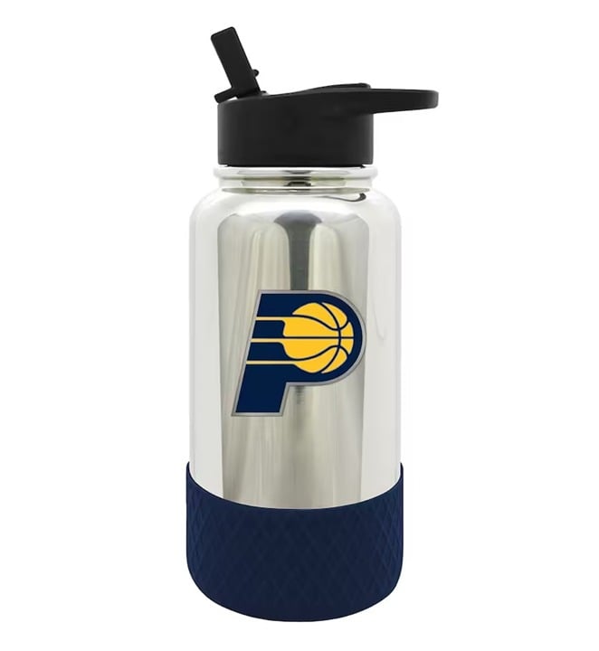 NBA Indiana Pacers 32oz. Team Color Chrome Hydration Water Bottle