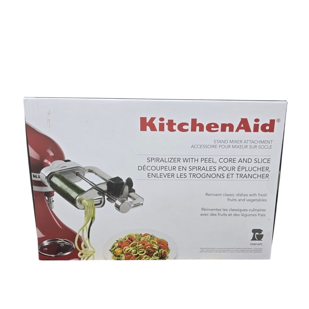 Kitchen Aid Stand Mixer Attachment Slicer Spiralizer Peel NIB
