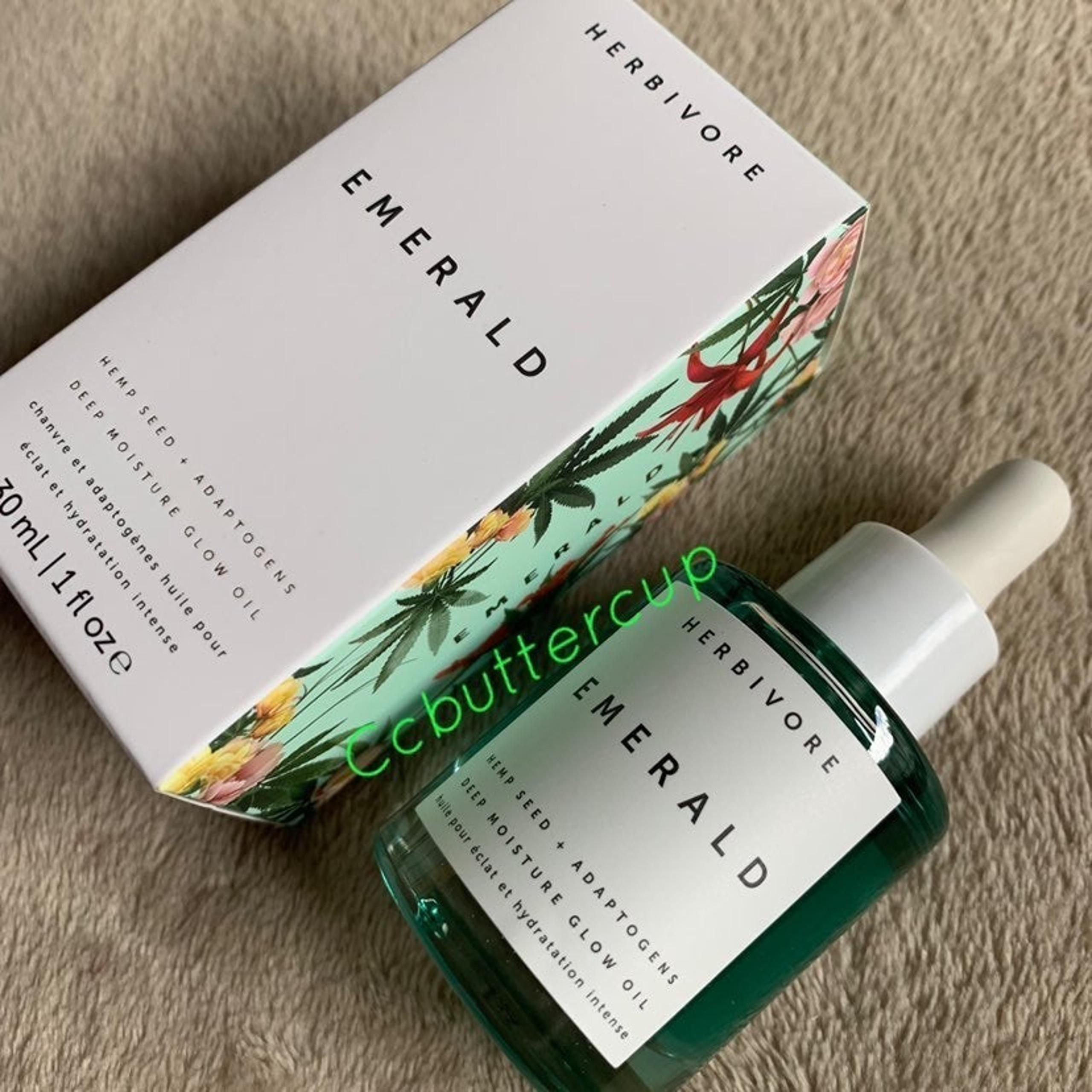 Herbivore Botanicals Emerald Deep Moisture Glow Face Oil BNIB