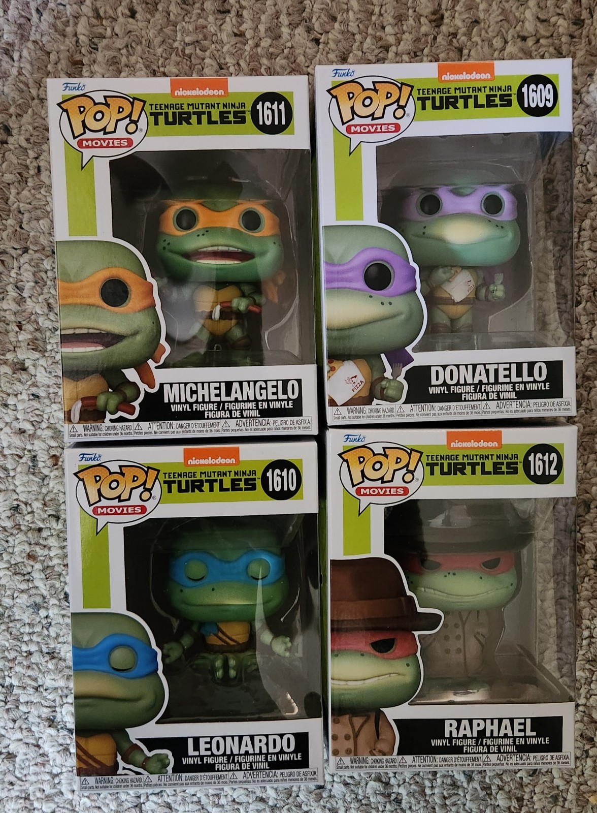 Teenage Mutant Ninja Turtles 90's Movies Pops