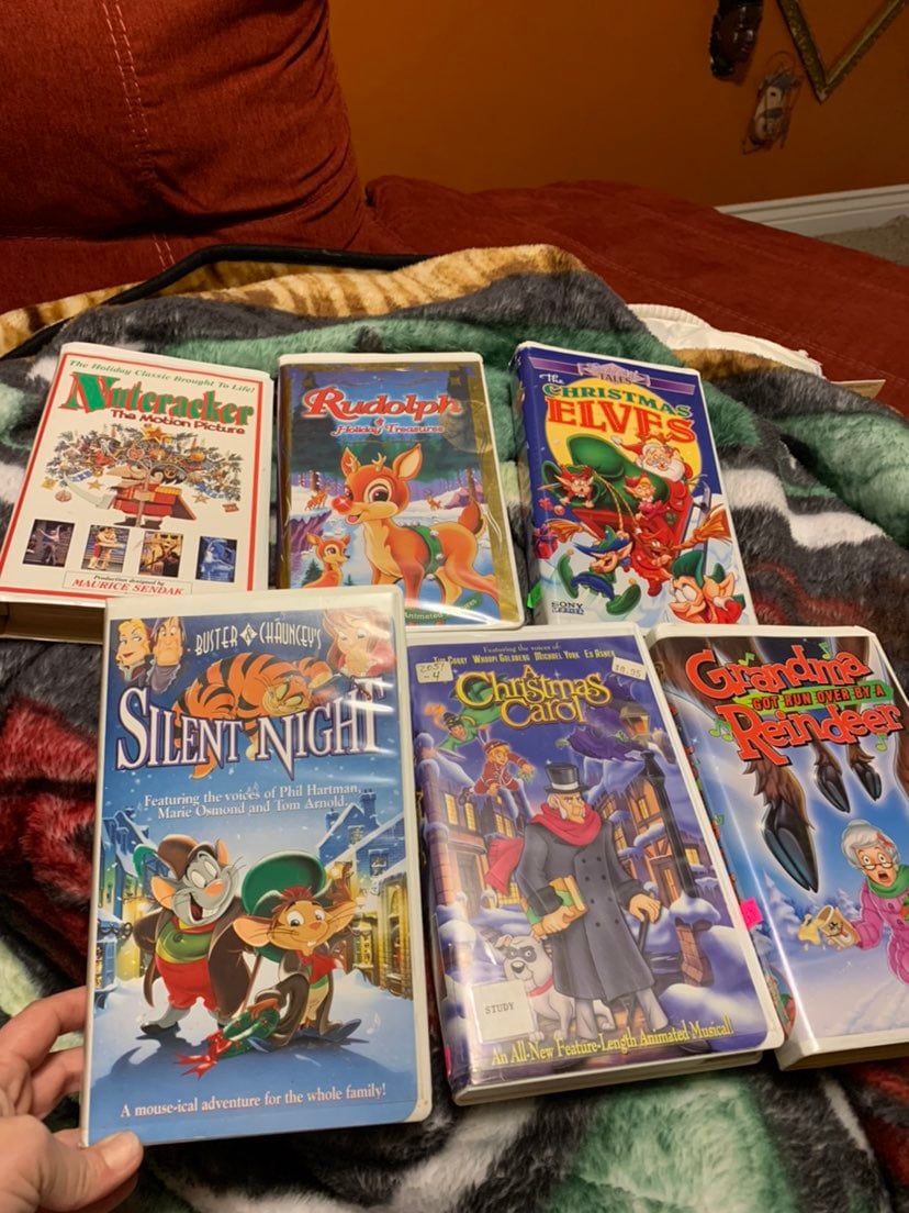 Christmas VHS lot