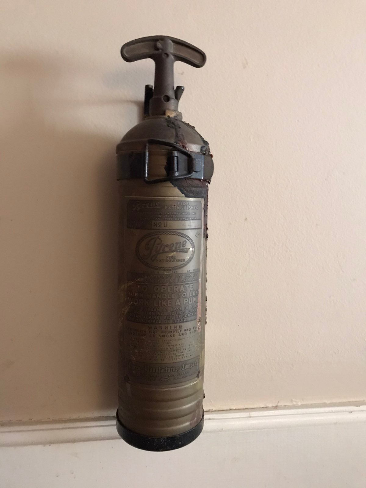 Vintage fireplace accessory