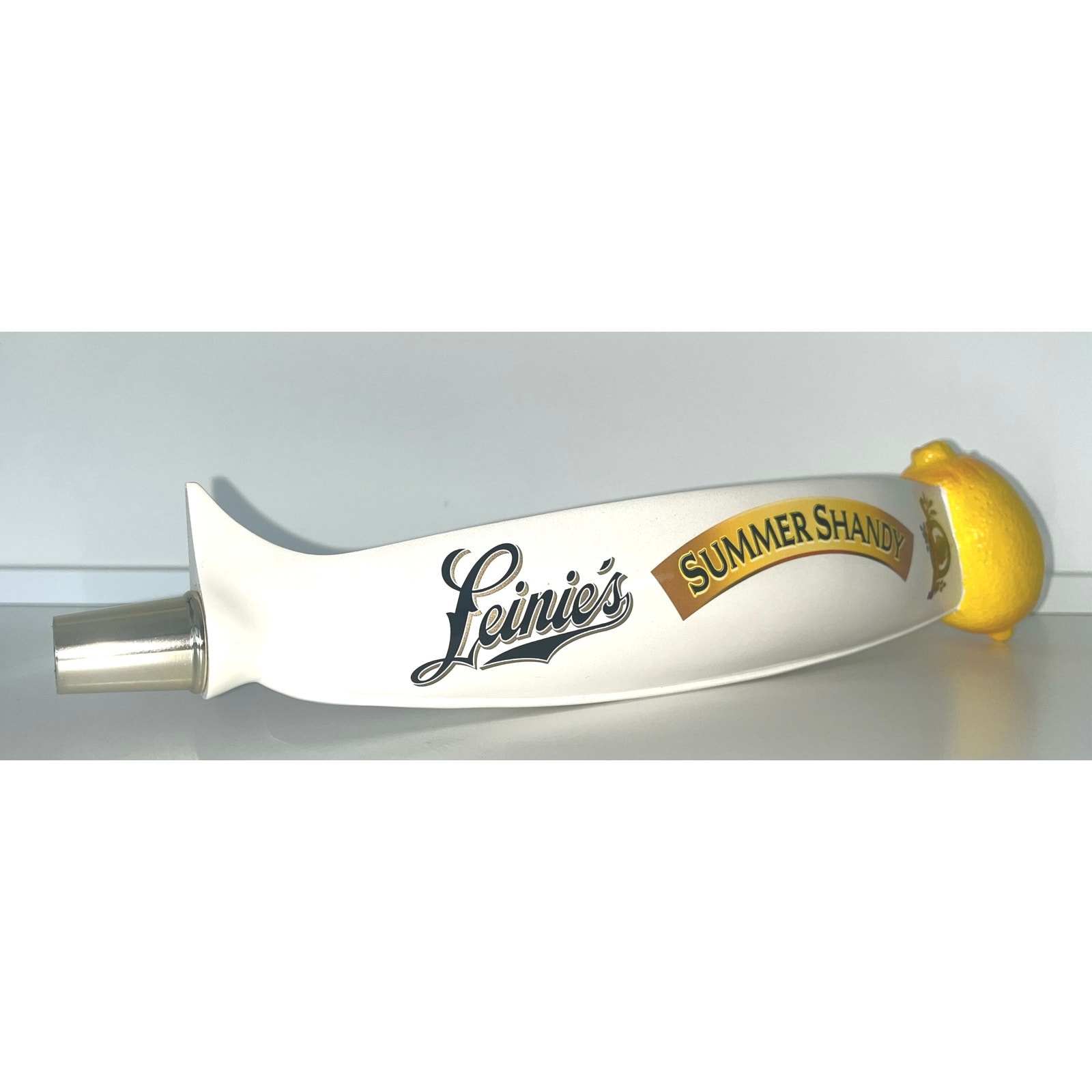 LEINIE'S Leinenkugel Summer Shandy Canoe Lemon 13.5” Beer Tap Handle w/Glass