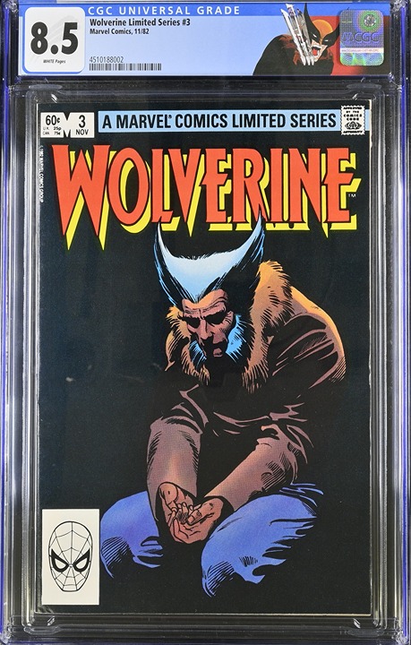 Wolverine Limited Series #3 CGC 8.5 NM