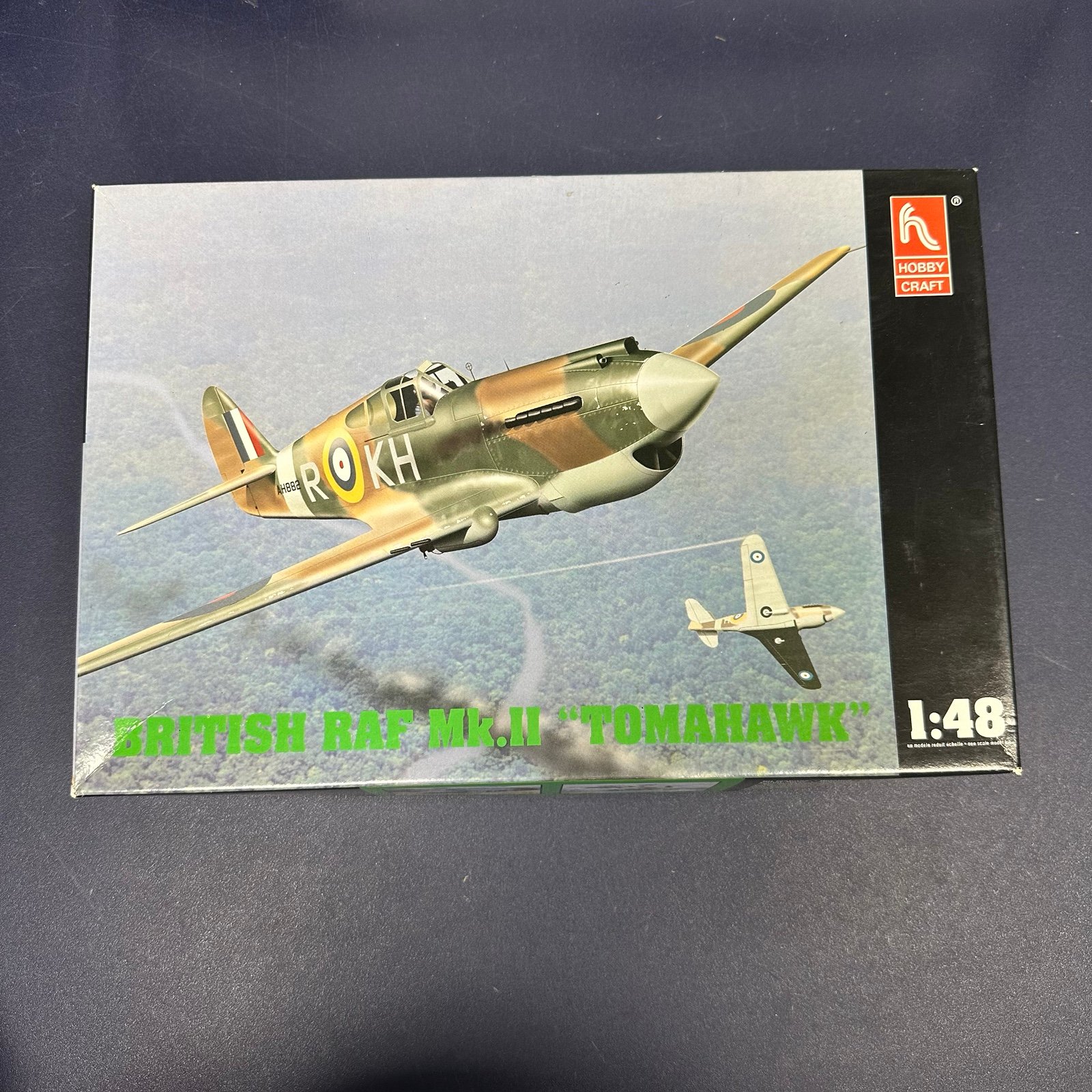 Sealed Parts Rare Hobby Craft British RAF Tomahawk Plane Model HC1452 1:48 Ww2