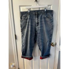 Eddie Bauer sees Flannel Lined Jeans sz 44
