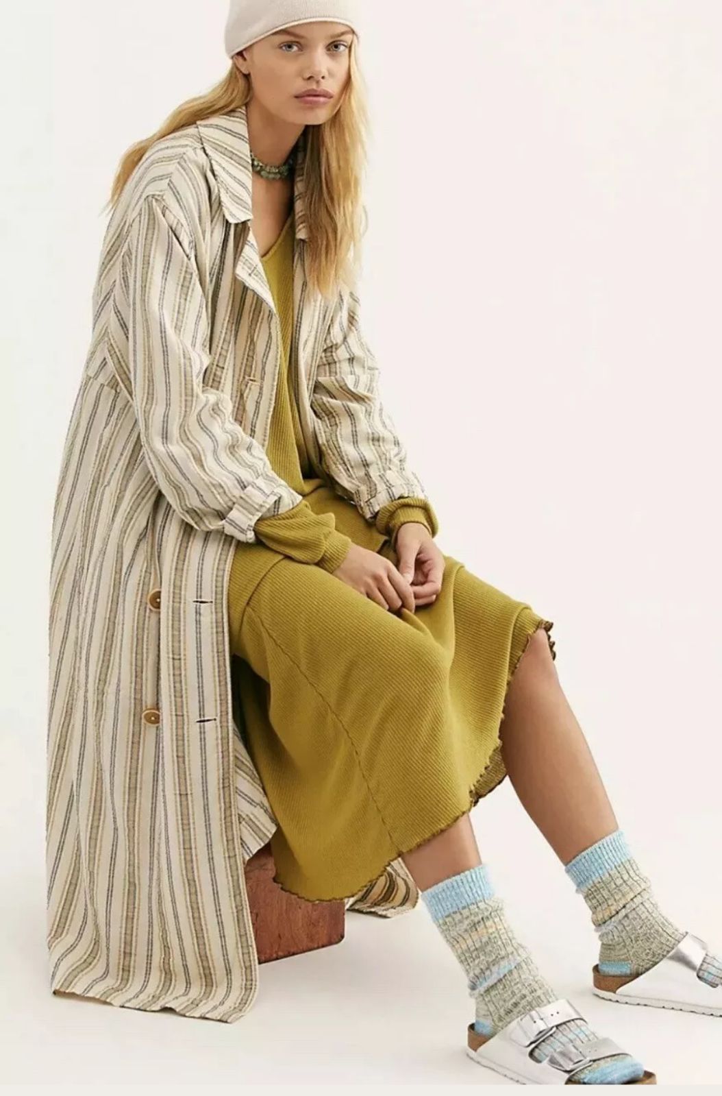 Free People Sweet Melody trench