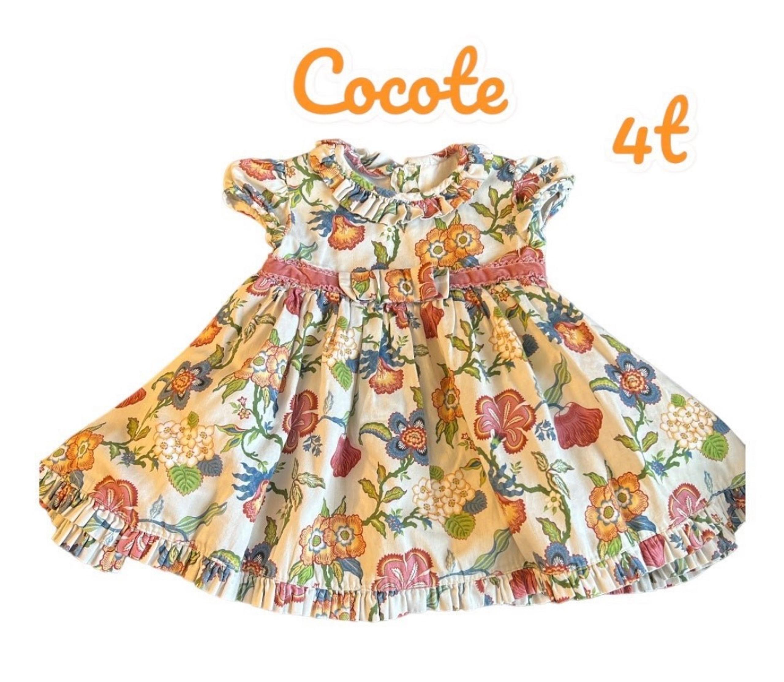 Cocote beautiful Spanish floral dress sz 4t