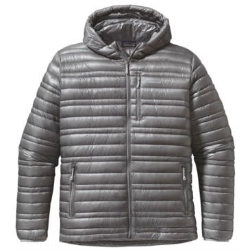 Patagonia mens ultralight hoody grey gray jacket