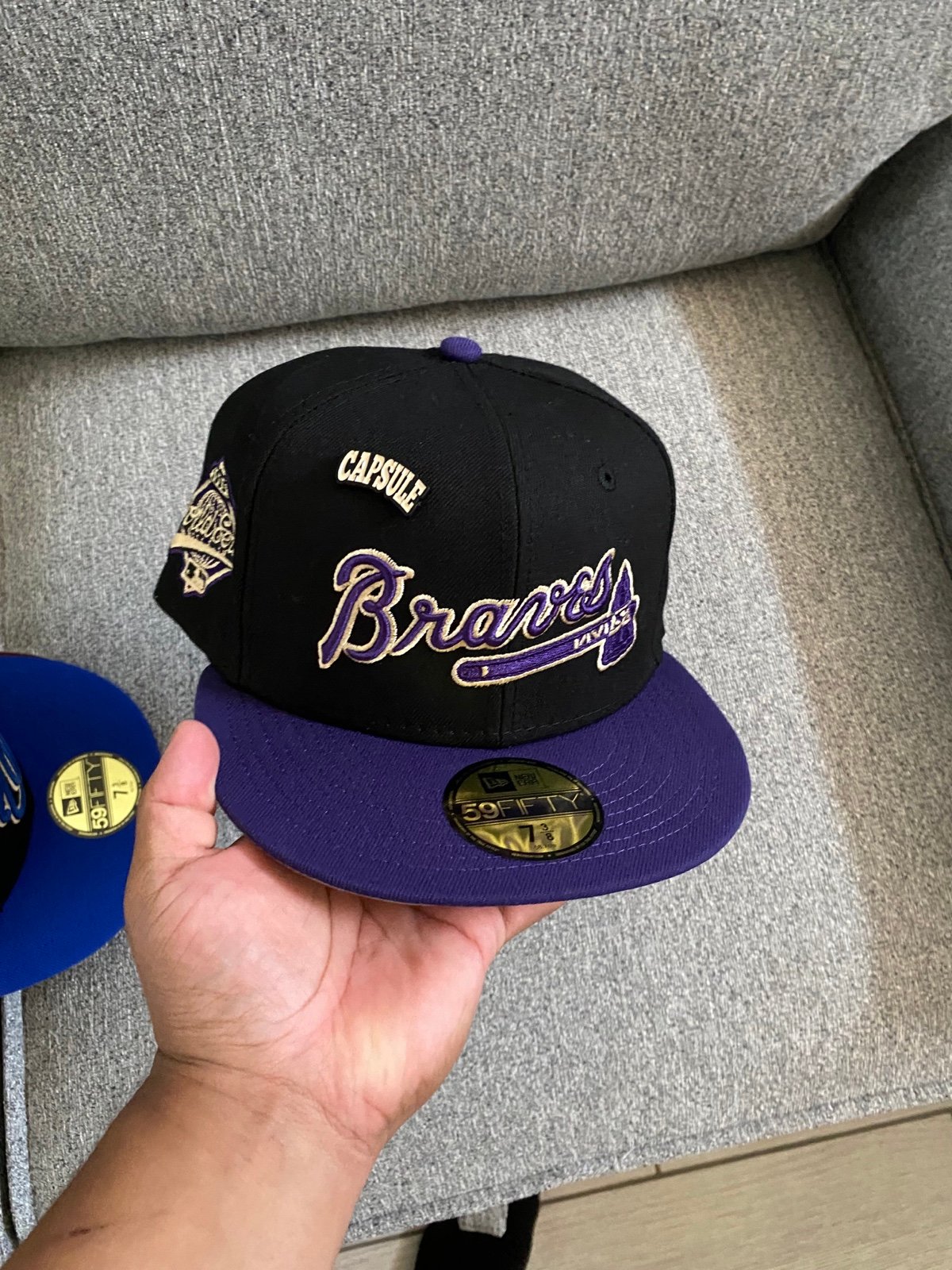 Atlanta braves hat 7 3/8 capsule