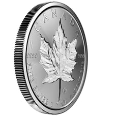2023 5 Silver Canadian Maple Leaf Coin 1 oz BU & Brand NEW !