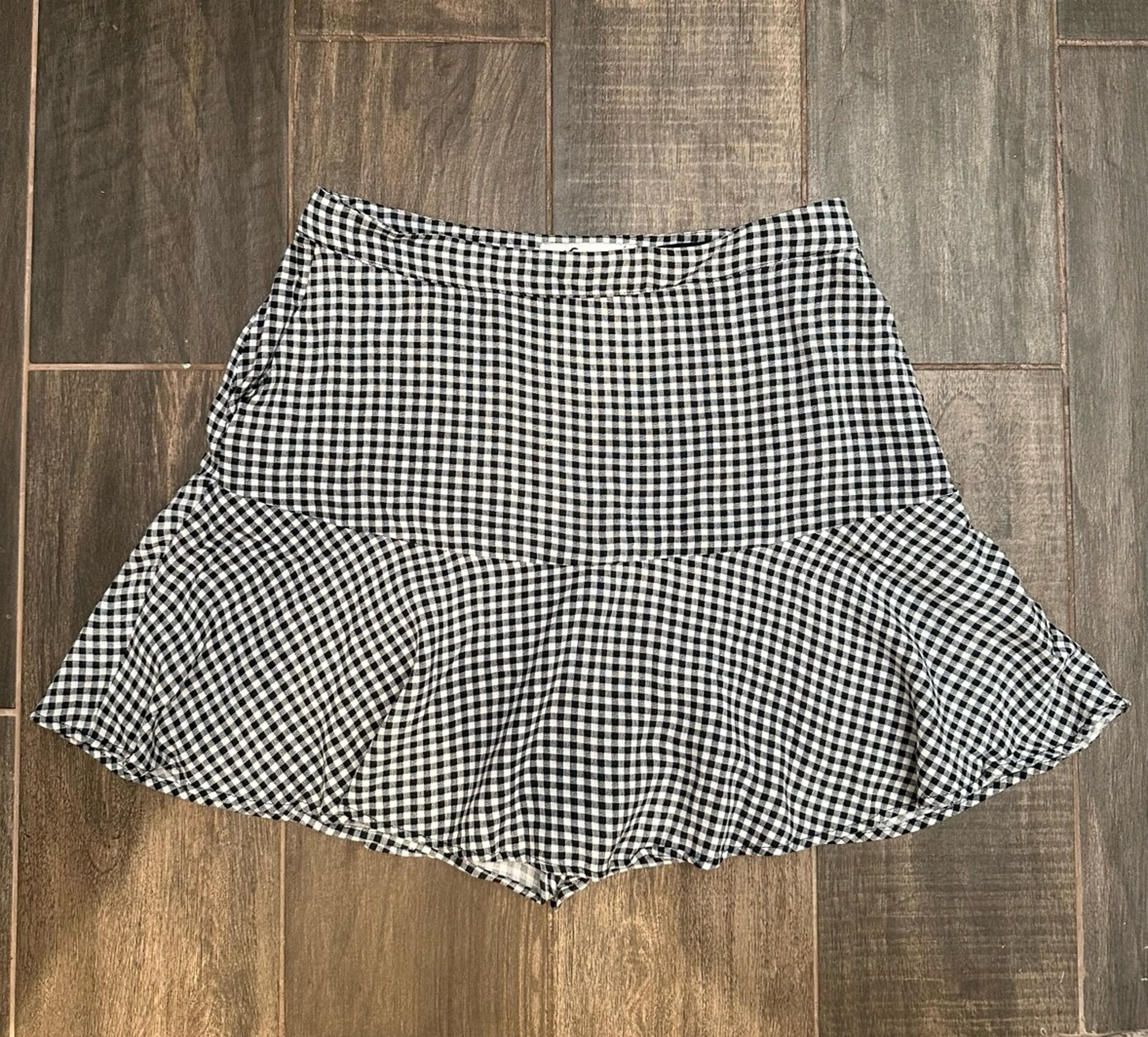 Hollister Gingham Mini Skirt
