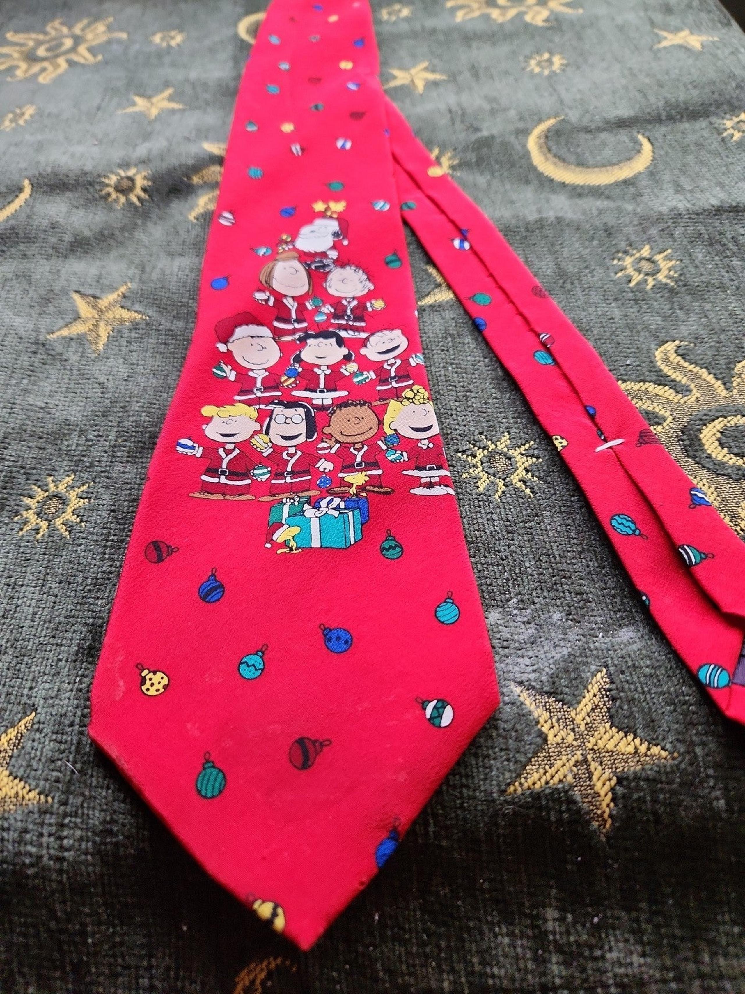 PEANUTS Christmas tie - silk
