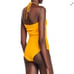 New Sandro Knit Bodysuit With Ring Details in Orange