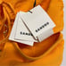 New Sandro Knit Bodysuit With Ring Details in Orange