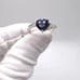 .925 Sterling Silver Trillion Cut Amethyst Cz Ring