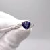 .925 Sterling Silver Trillion Cut Amethyst Cz Ring