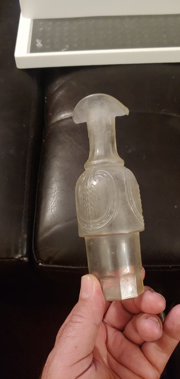 unusual medical eye flush bottle jar