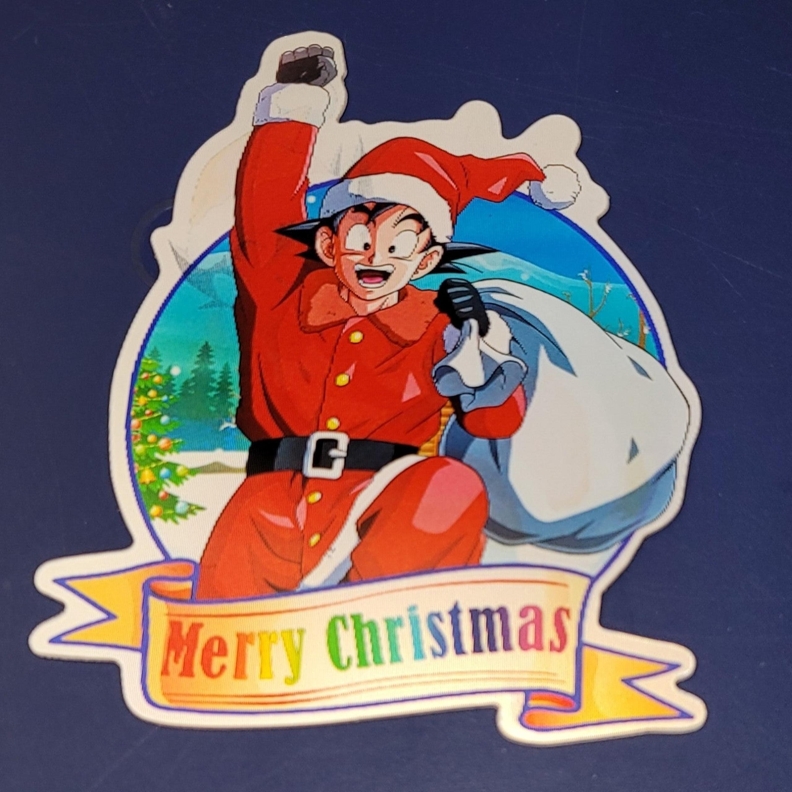 Holiday Anime Motion Decal, Waterproof Dragon Ball Peeker Sticker