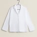 NWT. Zara Home White Cotton Pajama Shirt. Size S.