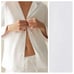 NWT. Zara Home White Cotton Pajama Shirt. Size S.