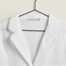 NWT. Zara Home White Cotton Pajama Shirt. Size S.