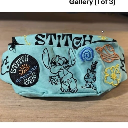NWT DISNEY LILO AND STITCH & SCRUMP BELT BAG HIP PACK CROSSBODY Fanny Pack