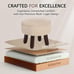 Foot Stool Round Ottoman Footrest Step Stool Faux Leather Foot Rest Non-Skid Leg