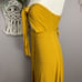 Lulu’s marigold wrap around halter top