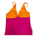 SUMMERSALT One Piece Swimsuit The Jetsetter Hibiscus Tangerine Pink UPF 50+ 4