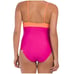 SUMMERSALT One Piece Swimsuit The Jetsetter Hibiscus Tangerine Pink UPF 50+ 4