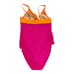 SUMMERSALT One Piece Swimsuit The Jetsetter Hibiscus Tangerine Pink UPF 50+ 4