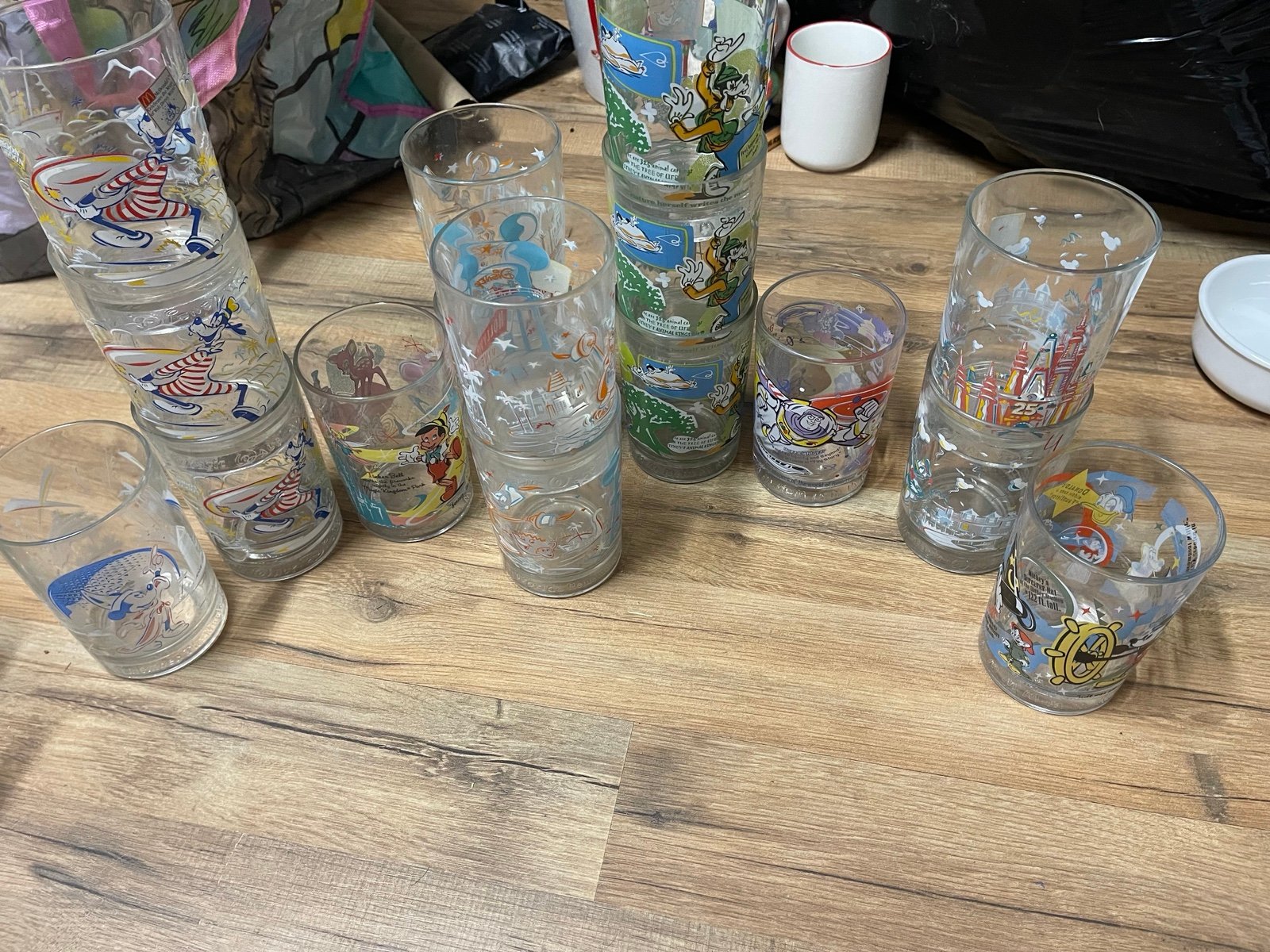 Vintage McDonald’s Disney collectible glasses
