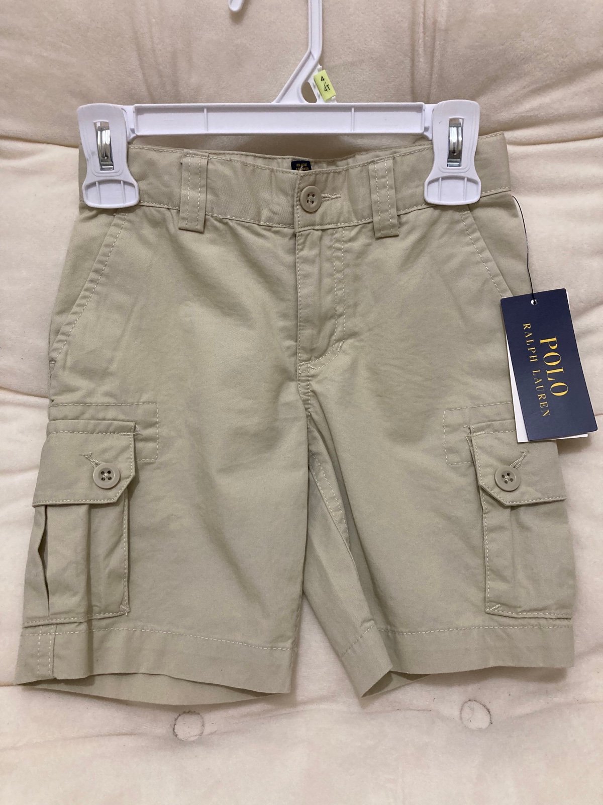 NWT POLO RALPH LAUREN KIDS CARGO SHORT BOYS 4/4T