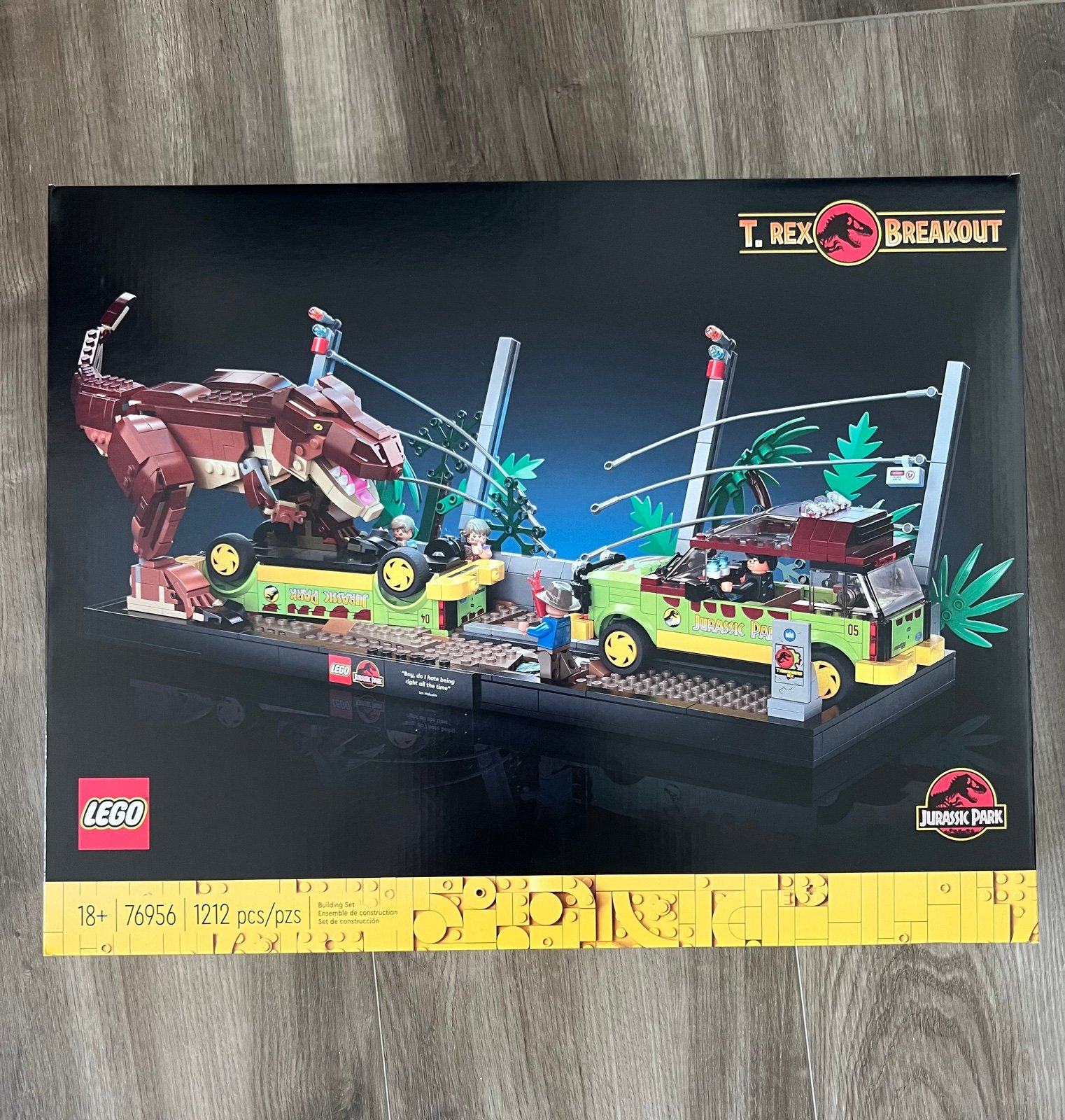 LEGO set 76956 T. Rex Breakout Jurassic Park