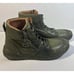 Sheridan Mia Leather Side Zip Ankle Boots Alba Olive Womens 8.5