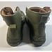 Sheridan Mia Leather Side Zip Ankle Boots Alba Olive Womens 8.5