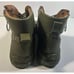 Sheridan Mia Leather Side Zip Ankle Boots Alba Olive Womens 8.5