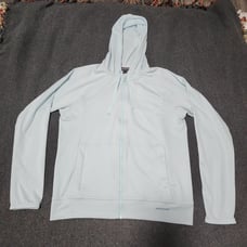 Patagonia Women's Coastal Hideaway Hoody Full Zip Hoodie Jacket Light Blue Small