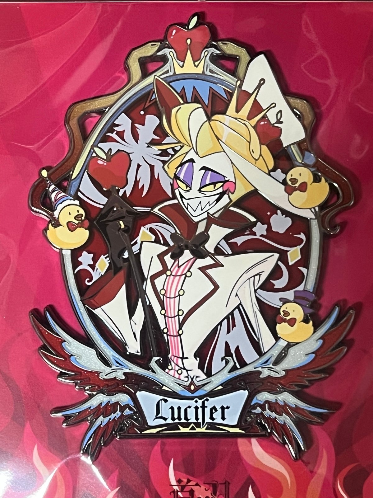 Hazbin Hotel Lucifer Morningstar BN Enamel Pin