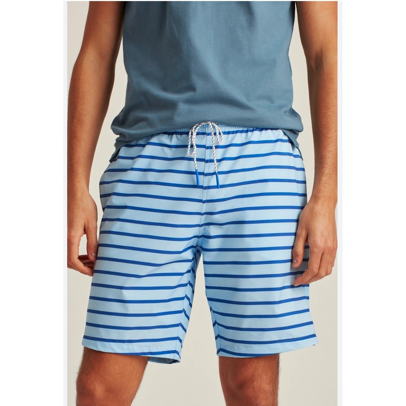 Bonobos Riviera Recycled Swim Trunks Blue Stripe Size XXL NWOT