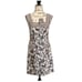 NWT Tory Burch New Ivory Wisteria Silk Sleeveless Zip Up Women's Shift Dress Siz