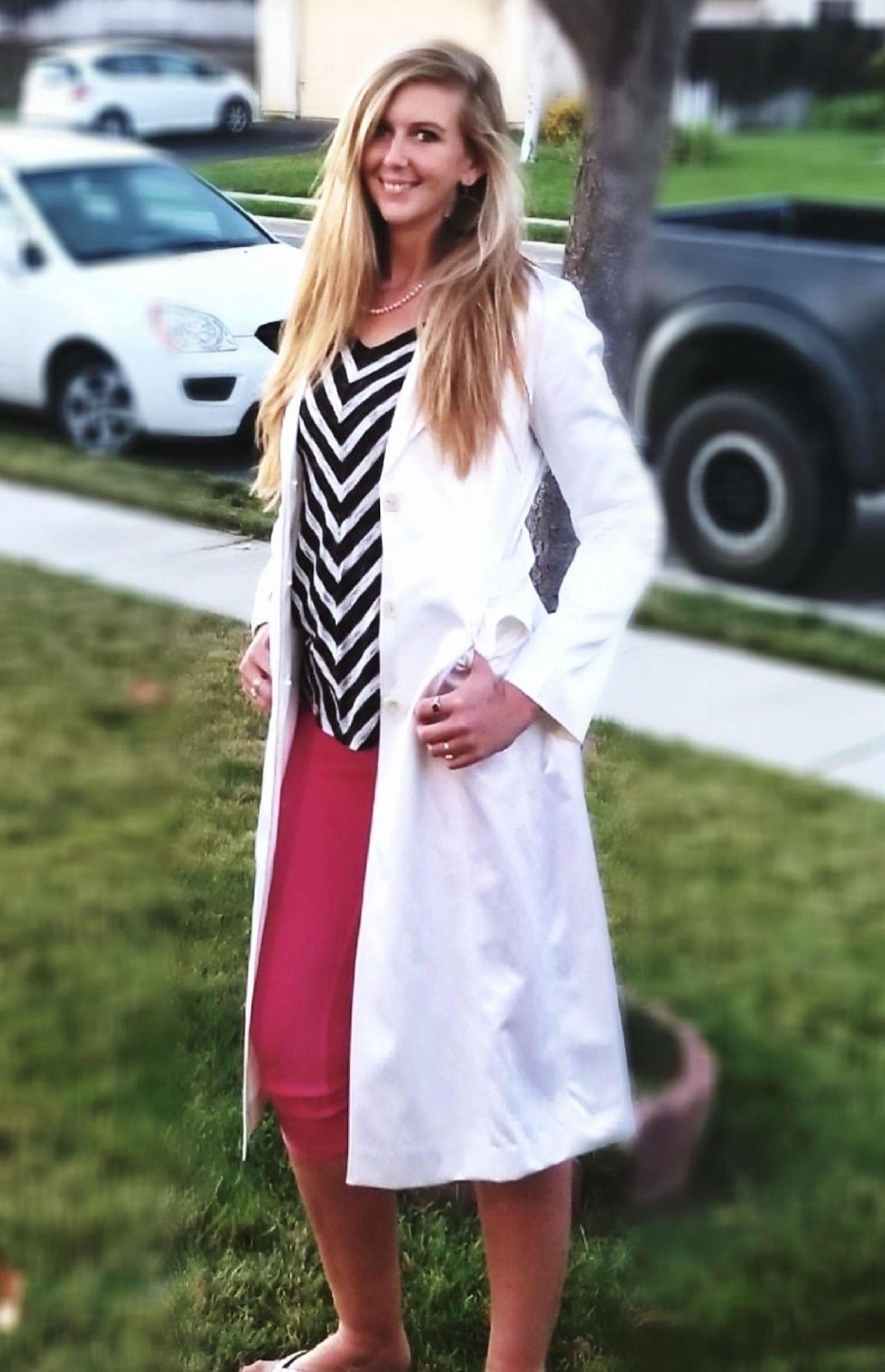 Vintage Banana Republic, cream/shimmery white long fashionable coat