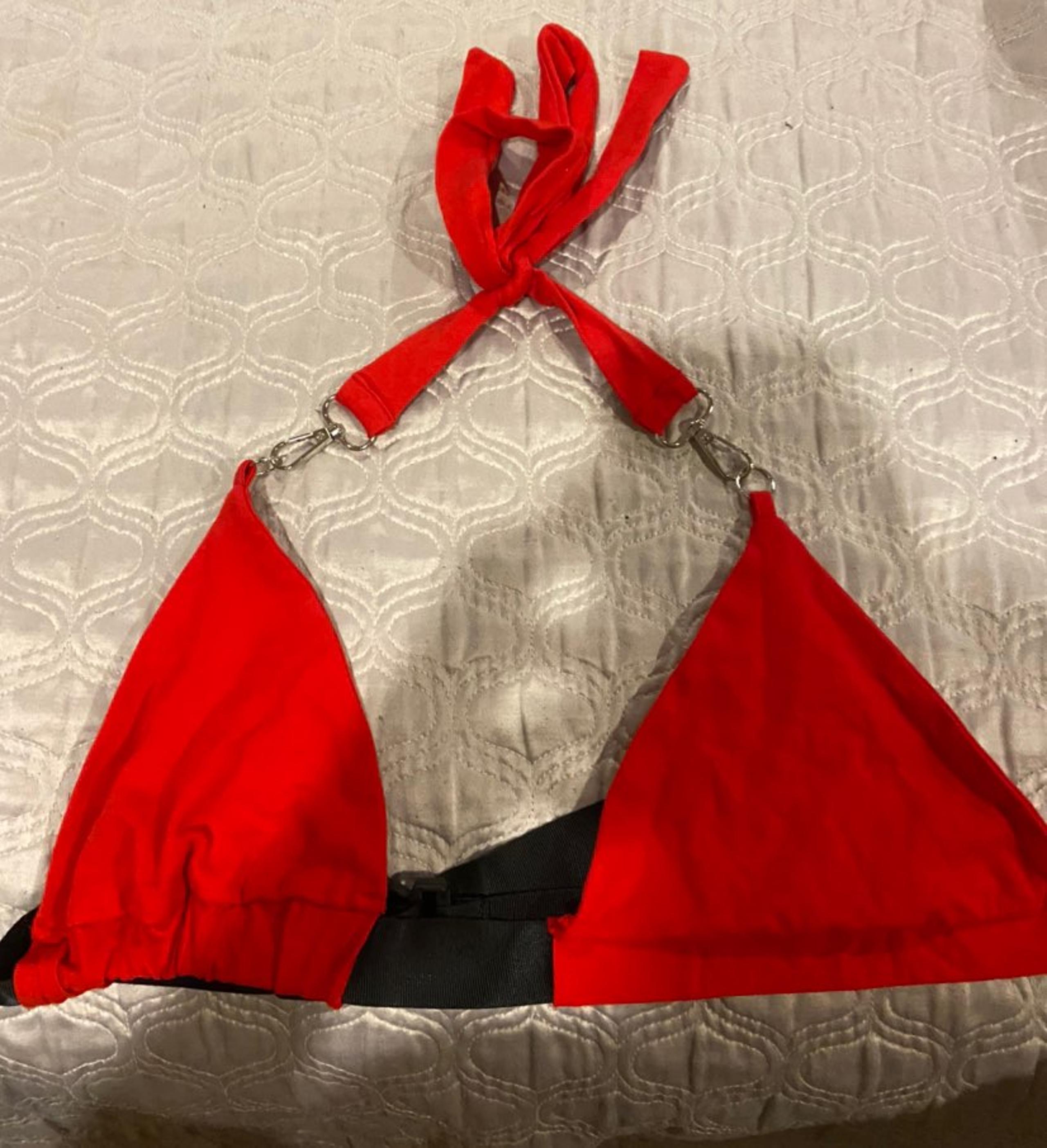 Red bralette