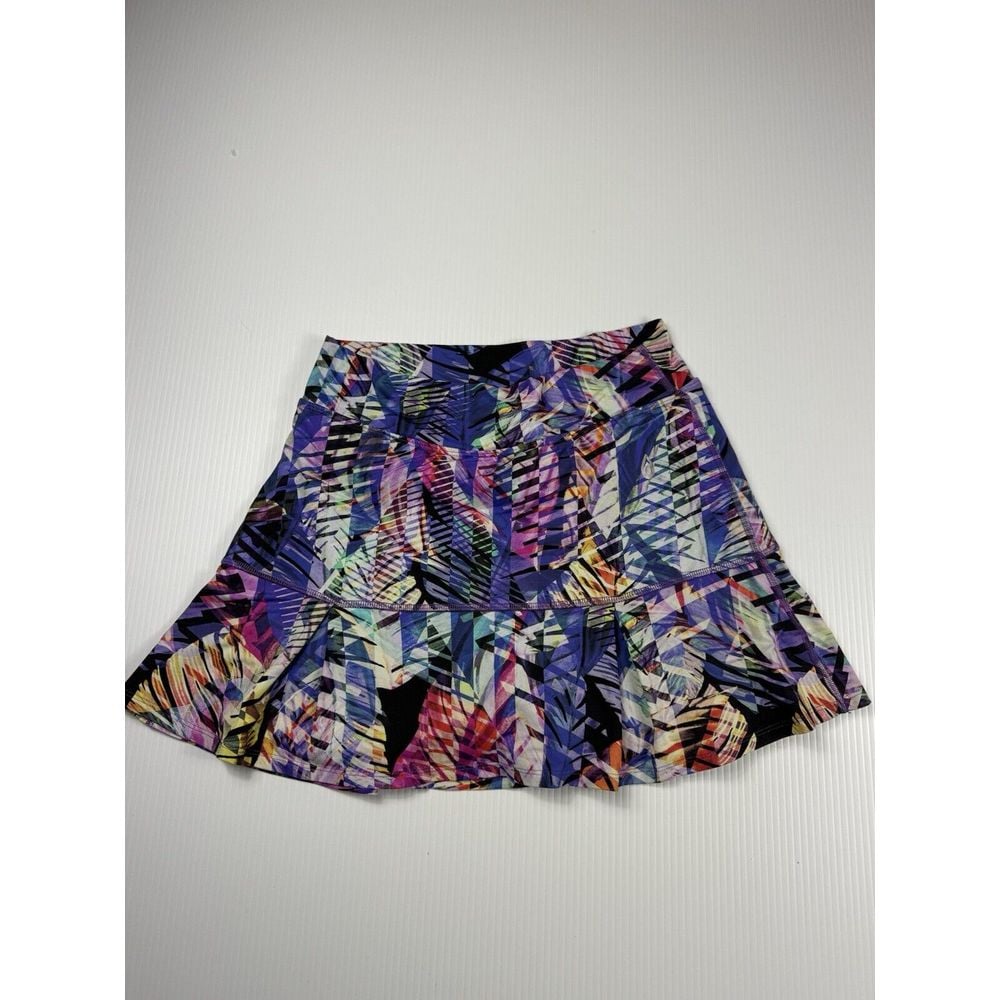 Dona Jo FLIRTY Skort Tennis PickleBall Golf Women's Sz 2 or Medium Vibrant Art
