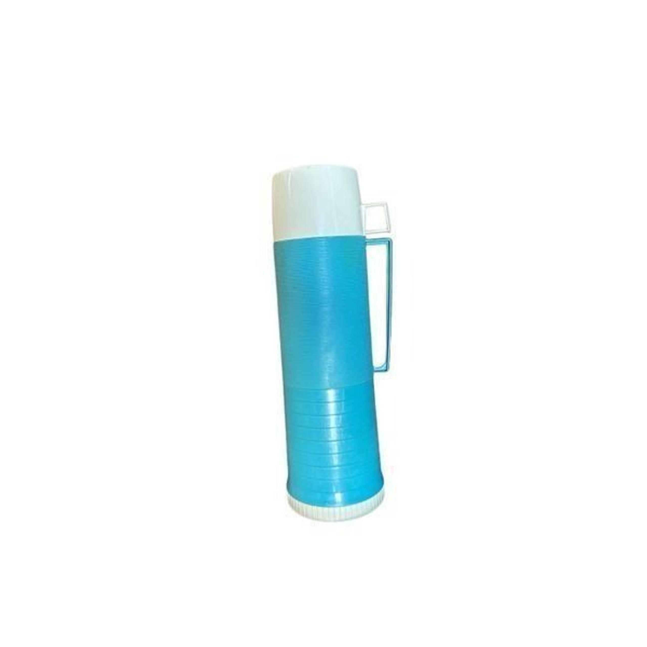 Vintage Retro 24F Insulated King Seeley Blue Thermos