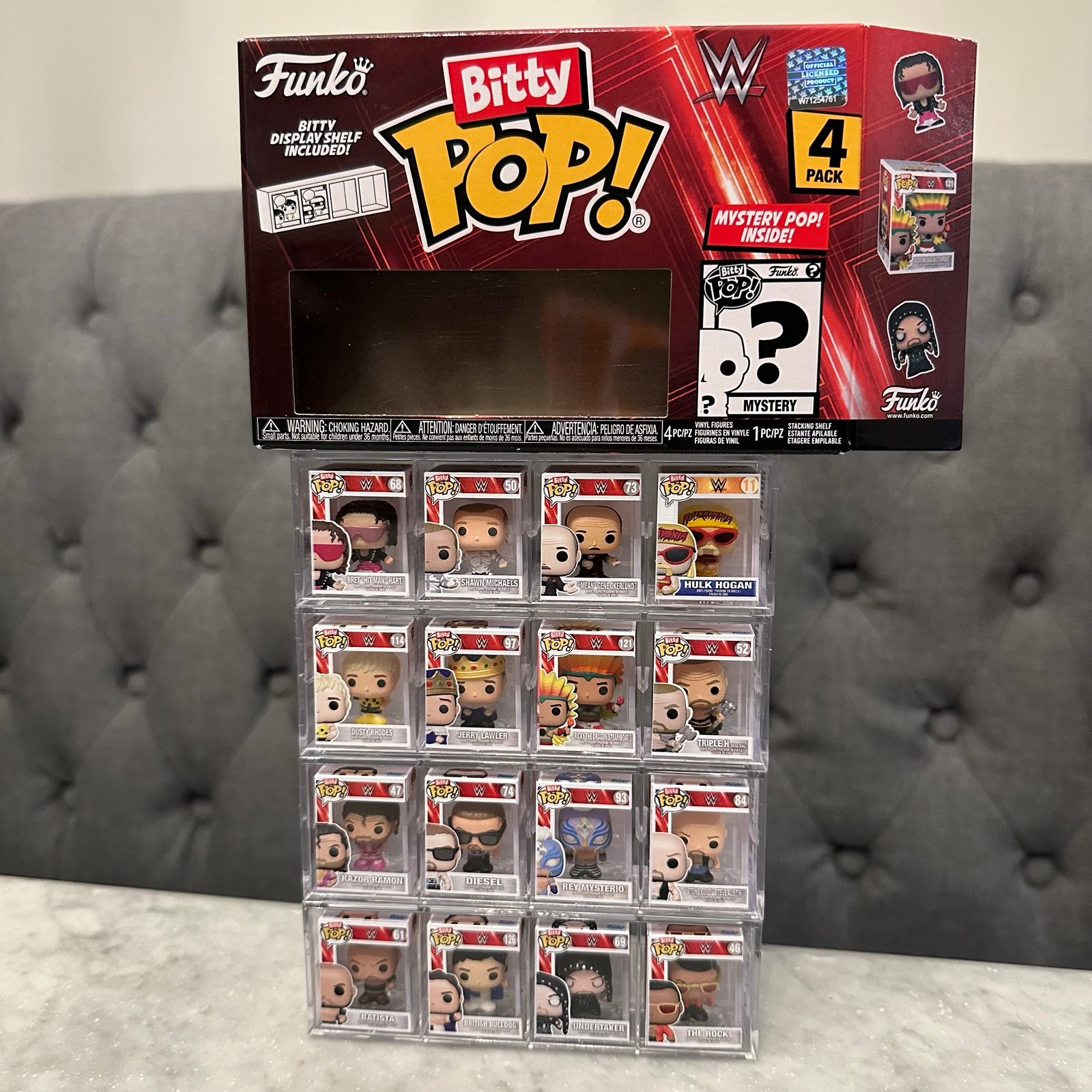 Funko Bitty Pop WWE Complete Full Set With Rare Mystery Chases